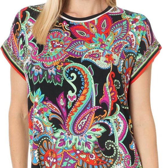 NWT Johnny Was The Janie Stretch Tee S - Picture 1 of 6